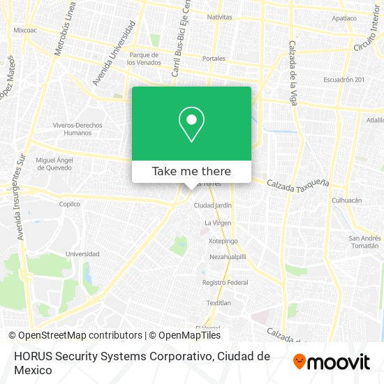 HORUS Security Systems Corporativo map