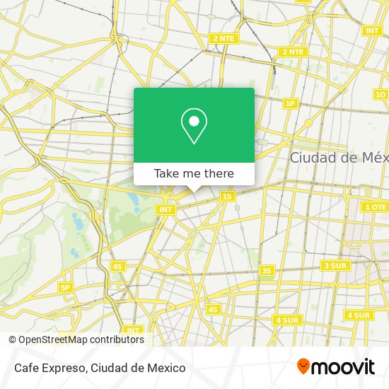 Cafe Expreso map