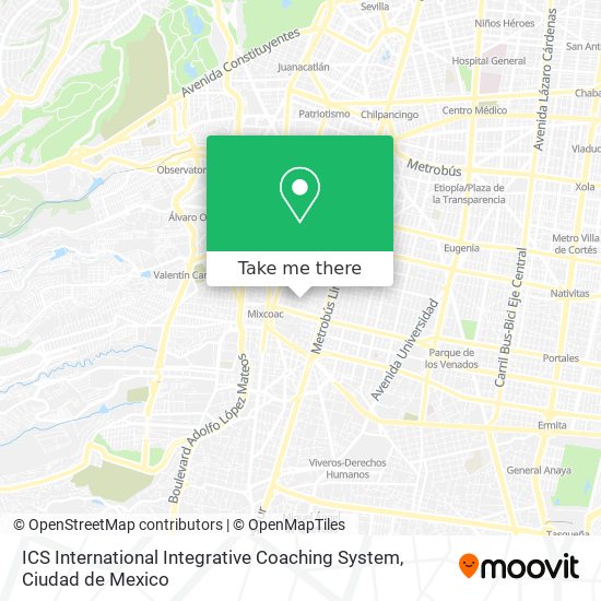 ICS International Integrative Coaching System map