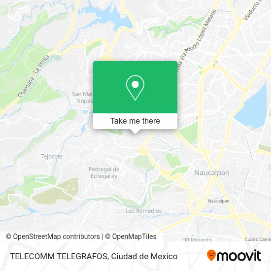 TELECOMM TELEGRAFOS map