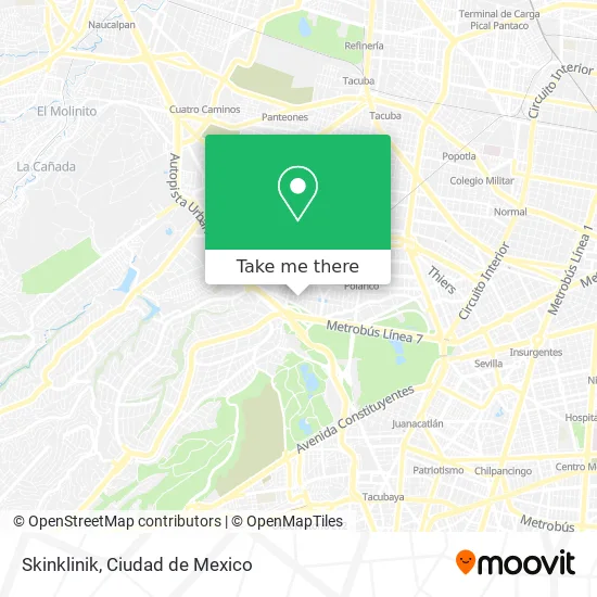 Skinklinik map