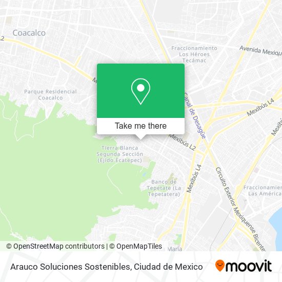 Arauco Soluciones Sostenibles map