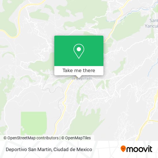 Deportivo San Martin map