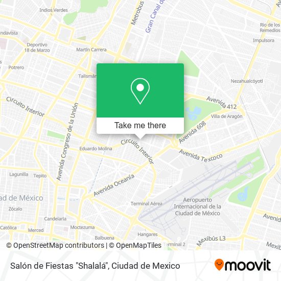 Salón de Fiestas "Shalalá" map