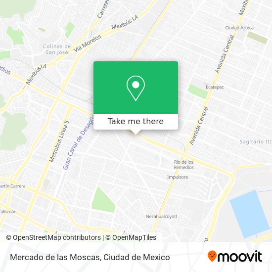 Mercado de las Moscas map