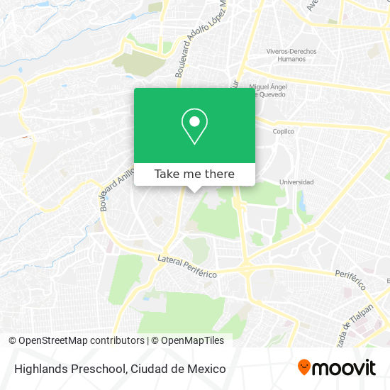 Mapa de Highlands Preschool