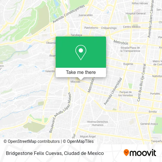 Bridgestone Felix Cuevas map