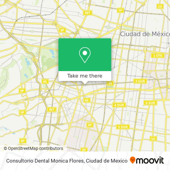 Mapa de Consultorio Dental Monica Flores