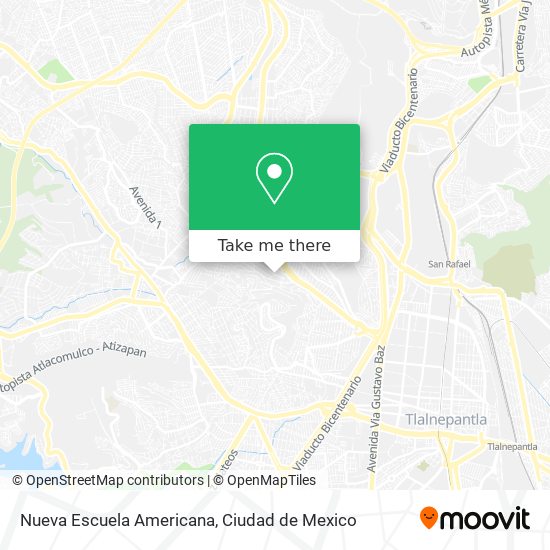 Nueva Escuela Americana map