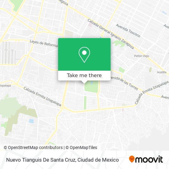 Nuevo Tianguis De Santa Cruz map