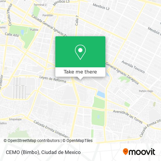 Mapa de CEMO (Bimbo)