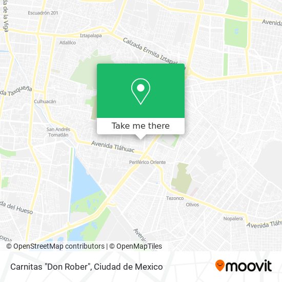 Carnitas "Don Rober" map