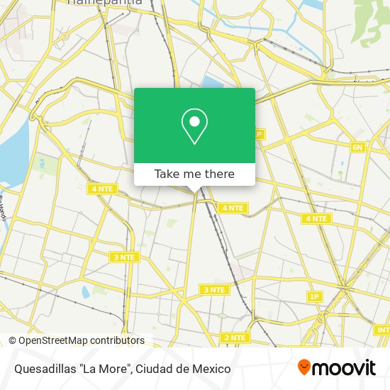 Quesadillas "La More" map