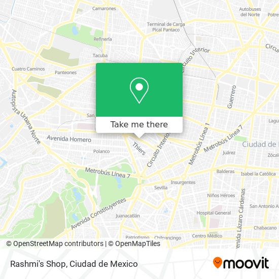 Mapa de Rashmi's Shop