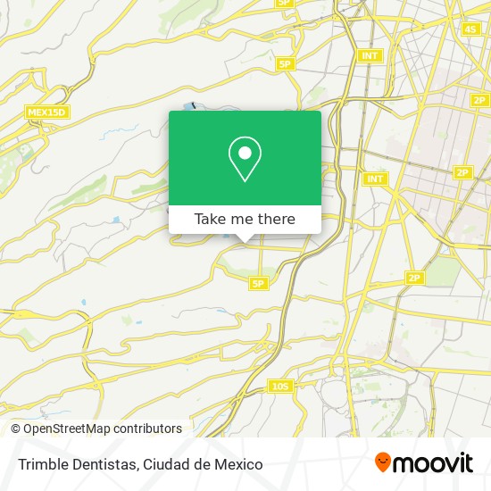 Trimble Dentistas map