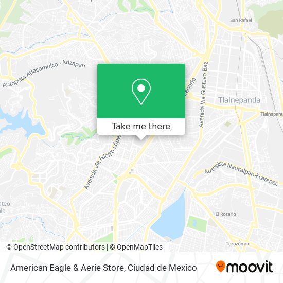 American Eagle & Aerie Store map
