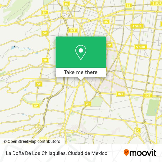 La Doña De Los Chilaquiles map