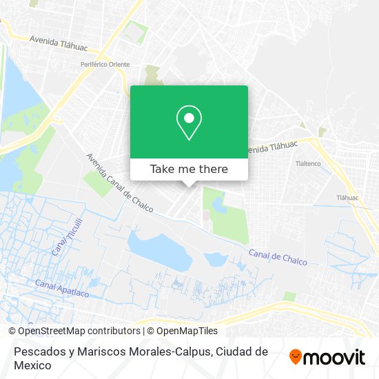 How to get to Pescados y Mariscos Morales-Calpus in Iztapalapa by Bus or  Metro?