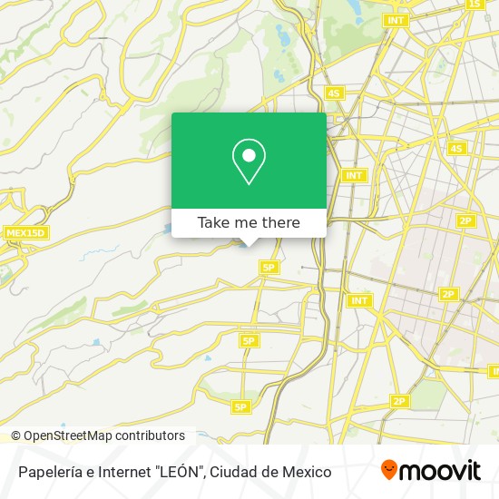 Papelería e Internet "LEÓN" map