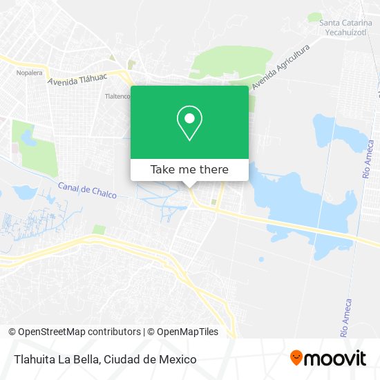 Tlahuita La Bella map