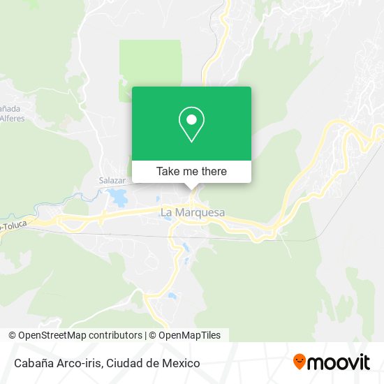 Mapa de Cabaña Arco-iris
