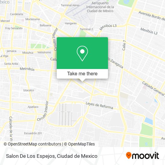Salon De Los Espejos map