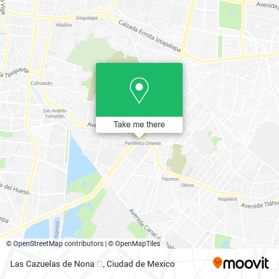 Mapa de Las Cazuelas de Nona 👌
