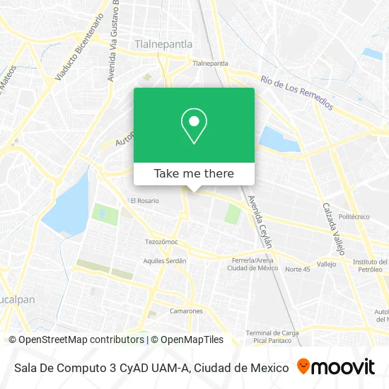 Sala De Computo 3 CyAD UAM-A map