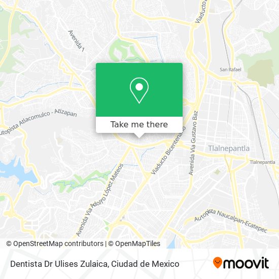 Dentista Dr Ulises Zulaica map