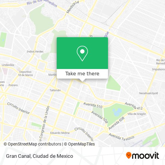 Mapa de Gran Canal