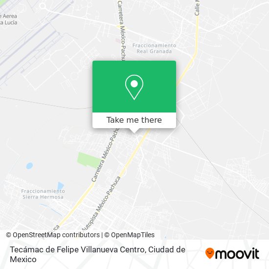 Tecámac de Felipe Villanueva Centro map