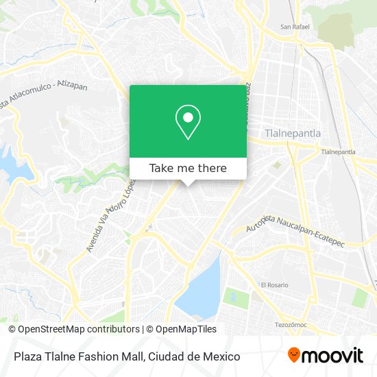 Mapa de Plaza Tlalne Fashion Mall