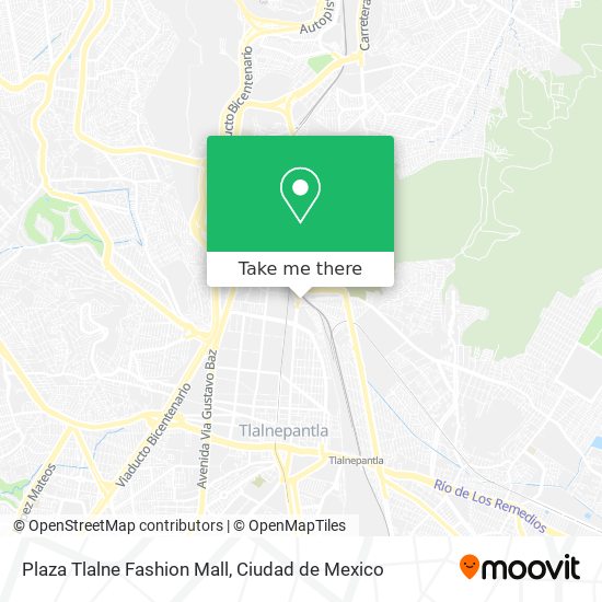 Plaza Tlalne Fashion Mall map