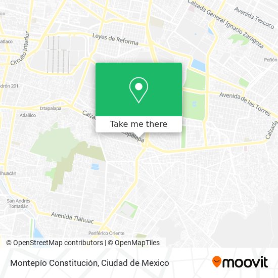 Mapa de Montepío Constitución