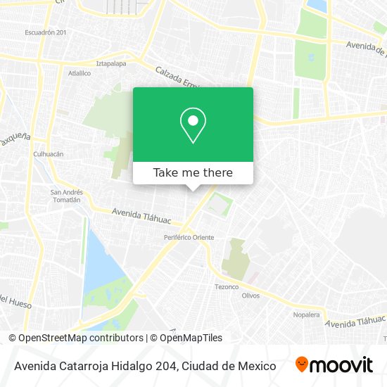 Mapa de Avenida Catarroja Hidalgo 204
