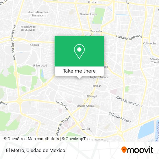 Mapa de El Metro