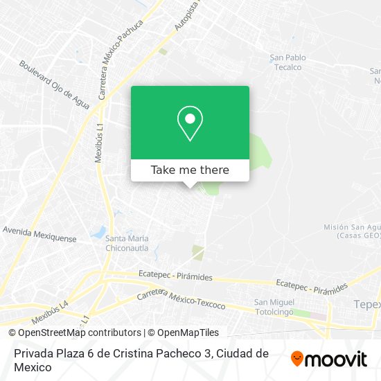 Mapa de Privada Plaza 6 de Cristina Pacheco 3