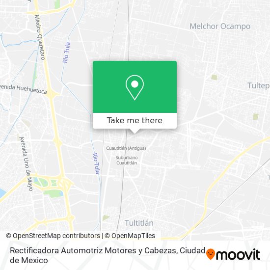 Mapa de Rectificadora Automotriz Motores y Cabezas