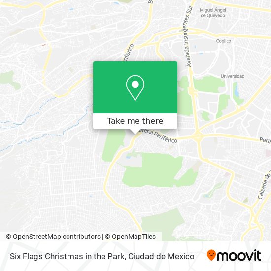 Six Flags Christmas in the Park map