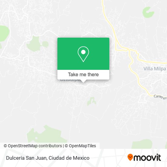 Dulcería San Juan map