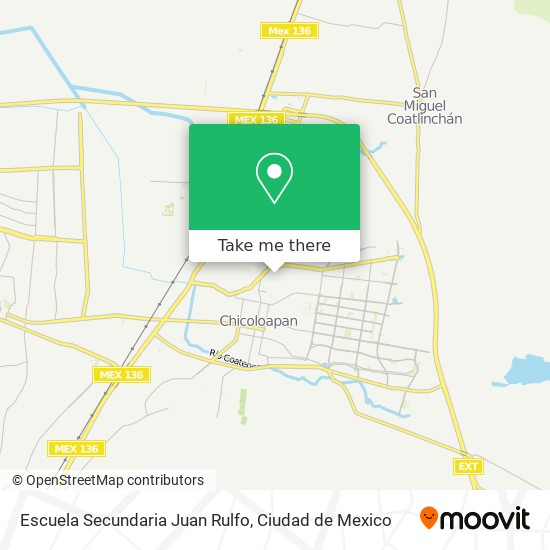 Escuela Secundaria Juan Rulfo map