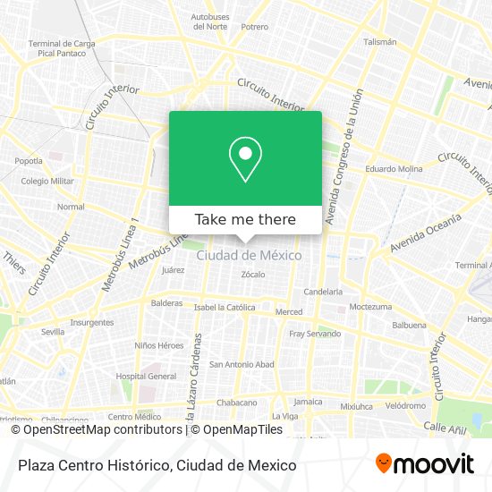 Plaza Centro Histórico map