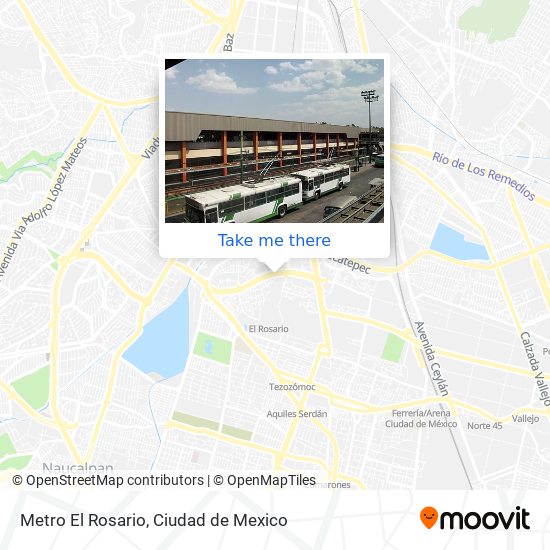 Metro El Rosario map
