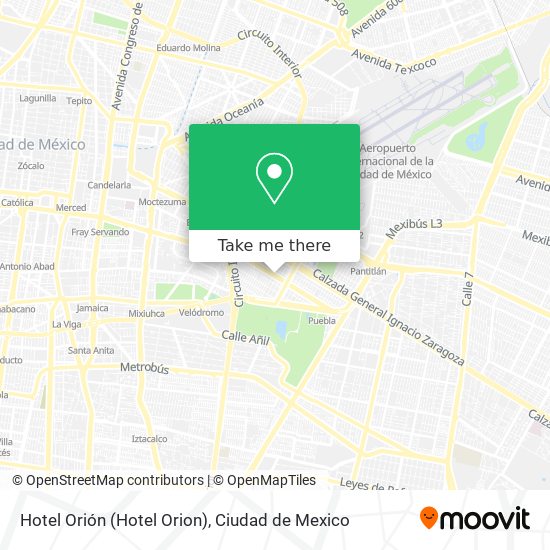 Hotel Orión (Hotel Orion) map