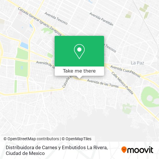 Distribuidora de Carnes y Embutidos La Rivera map