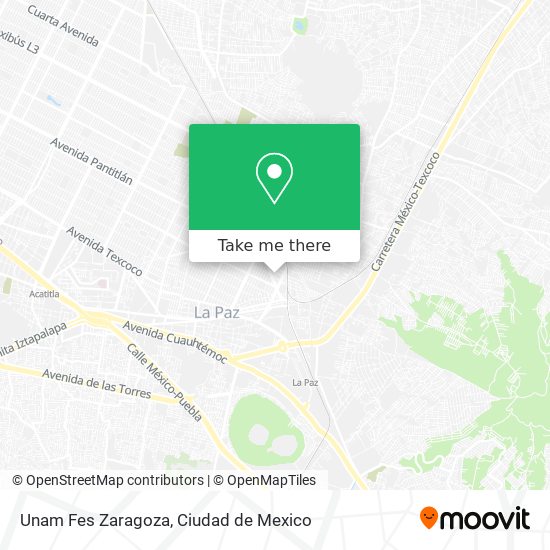 Unam Fes Zaragoza map