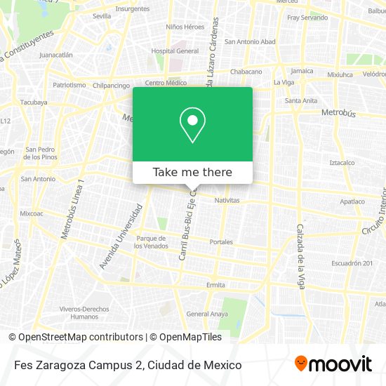 Fes Zaragoza Campus 2 map