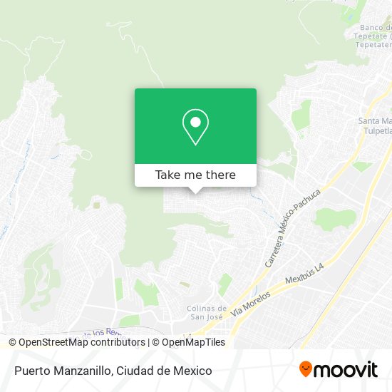 Mapa de Puerto Manzanillo