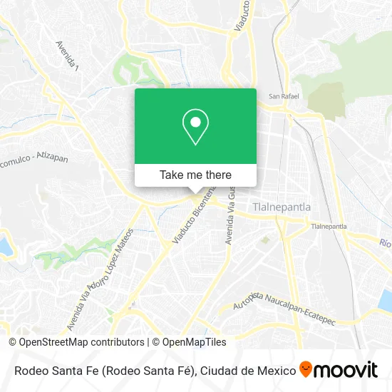 Rodeo Santa Fe (Rodeo Santa Fé) map