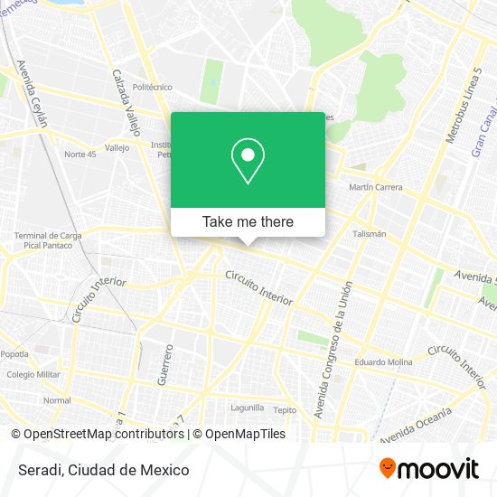 Mapa de Seradi